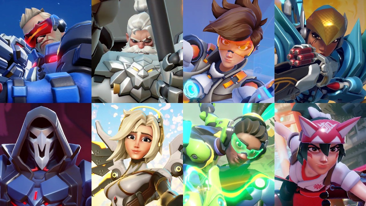 Overwatch Rush - All Characters Selection Animation (Beta)