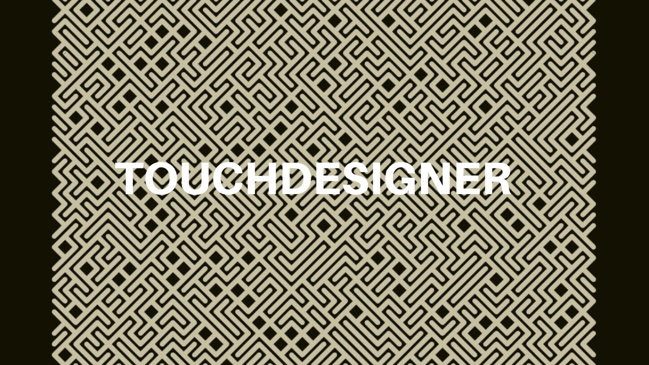 Творческое кодирование с помощью sops | Python maze TouchDesigner