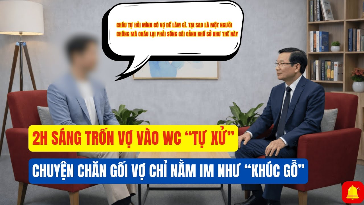 2h Sáng Trốn Vợ Vào WC 'TỰ XỬ' - Chuyện Chăn Gối Chán Vì Vợ Nằm Im Như 'KHÚC GỖ'