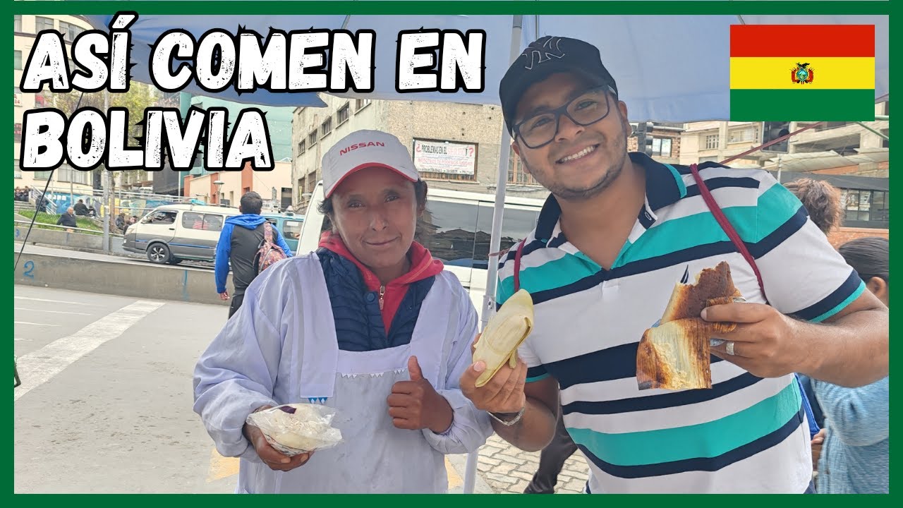 Probando COMIDA CALLEJERA en BOLIVIA 🥪🇧🇴 | ¿Es muy BARATA?