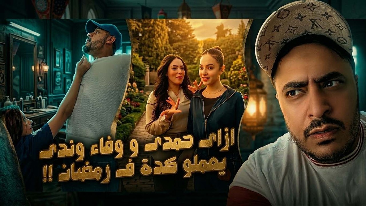 حمدى و وفاء زودوها اوى ف رمضان .. مبيصوموش و فاطرين  !!