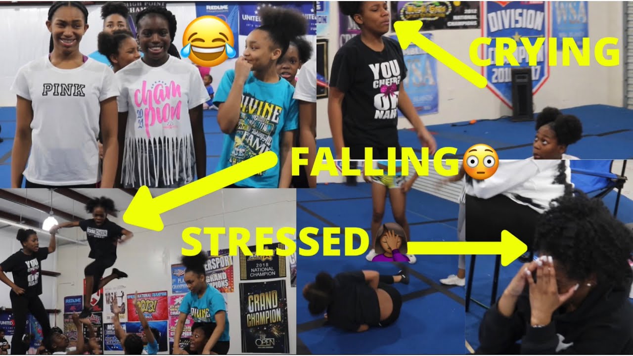 EP. 12 PRACTICE WITH US! FIXING ROUTINES, LEARNING NEW STUNTS. ROYALTY IS BACK! Divine Cheer