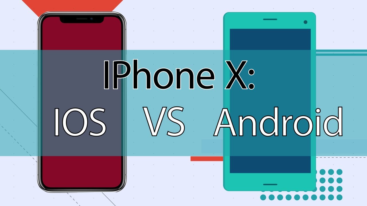 iPhone X: Сравнение iOS и Android.