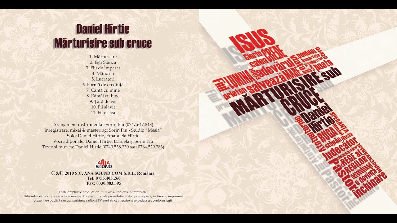 Daniel Hirtie - Marturisire sub cruce