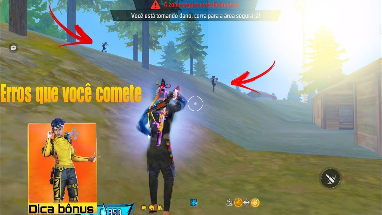 ERROS QUE TE IMPEDEM DE EVOLUIR NO FREE FIRE | DICA BÔNUS NO FINAL
