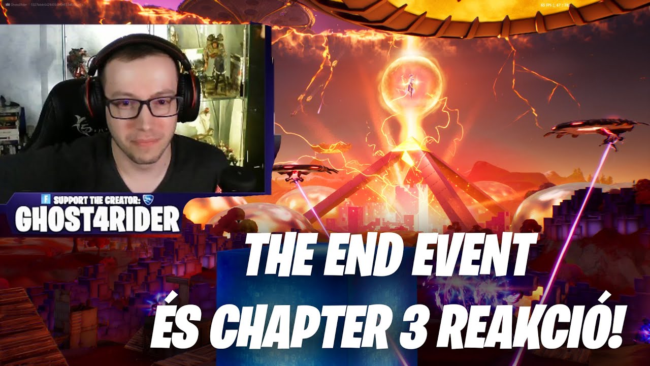 Fortnite - The End Event és Chapter 3 Trailer REAKCIÓ!