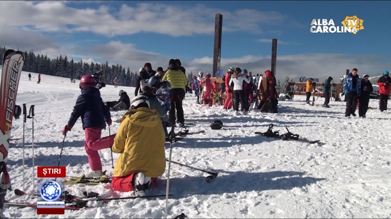 Șureanu, condiții de schi excelente