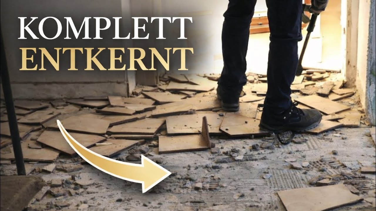 Wohnung komplett entkernt in 11 Minuten | Rückbau & Abriss (Satisfying Timelapse)
