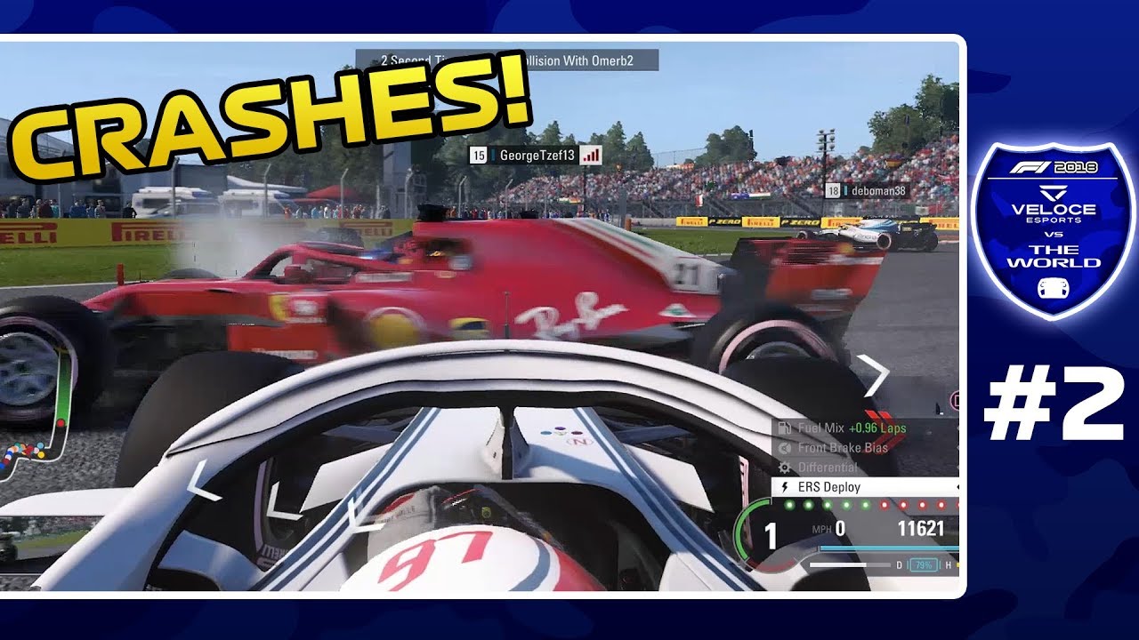 F1 2018: Veloce vs The World #2 - CONSTANT CRASHING!