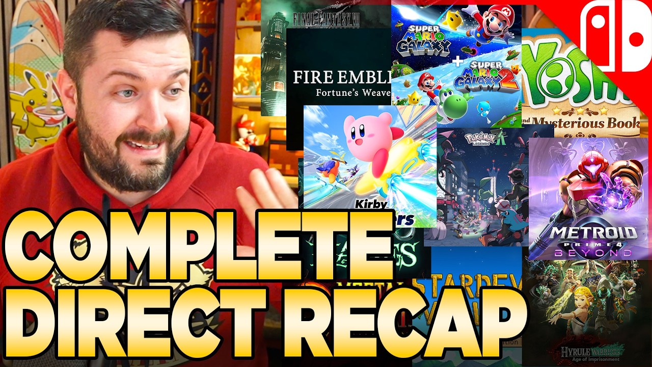 Nintendo Direct 2025 75 Minute Recap in 20 Minutes