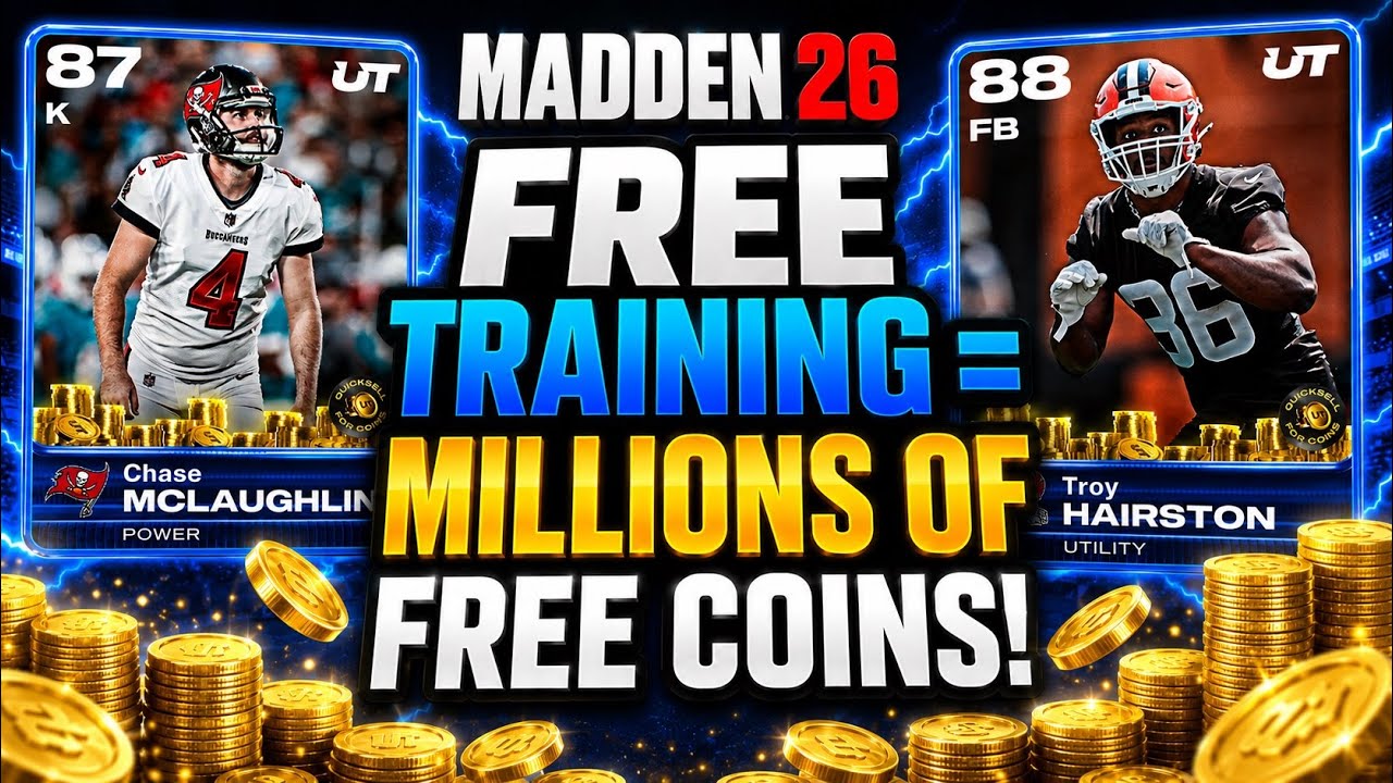 INSANE GLITCHY TRAINING METHOD! MAKE MILLIONS OF COINS FOR FREE! MADDEN 26 ULTIMATE TEAM!