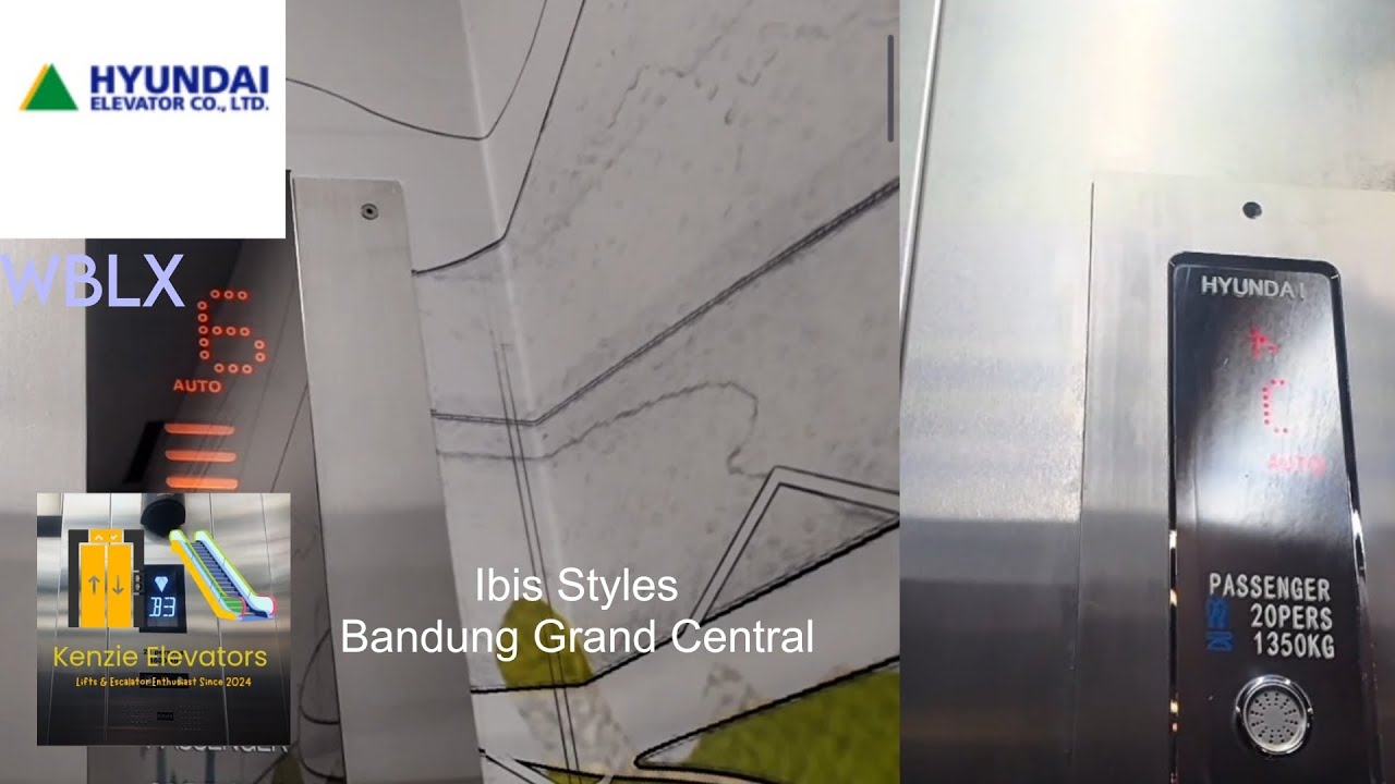 2 Hyundai WBLX Traction Elevators - Ibis Styles Bandung Grand Central , Bandung 