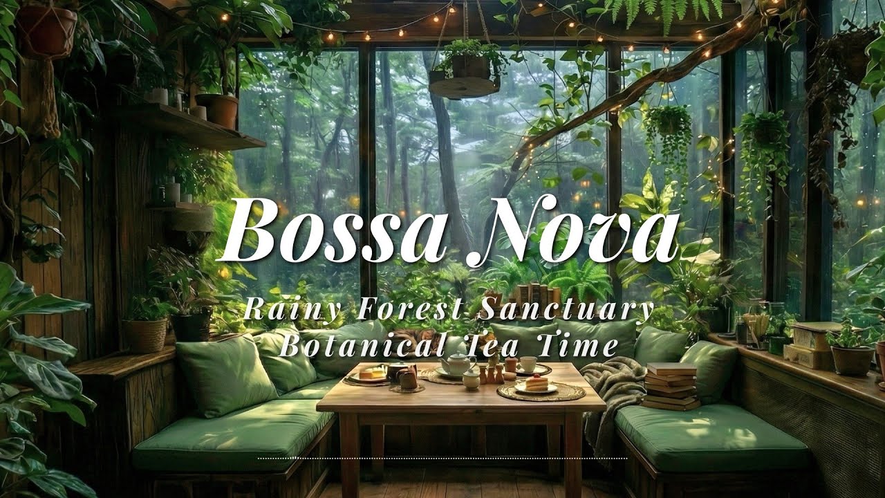 Rainy Forest Sanctuary: Botanical Tea Time & Bossa Nova