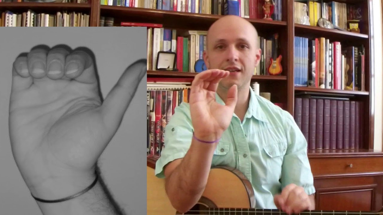 Colocando la mano derecha en la guitarra - Guitarra - Un Método