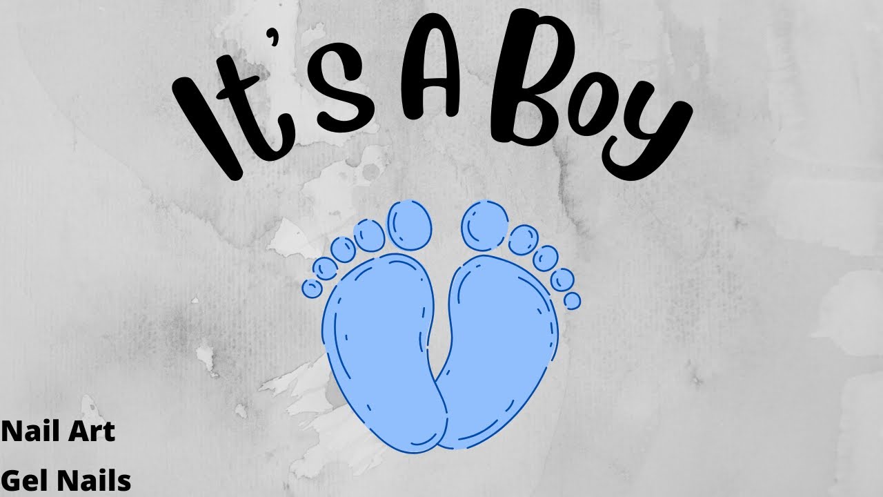 Boy Baby Shower Nail Set