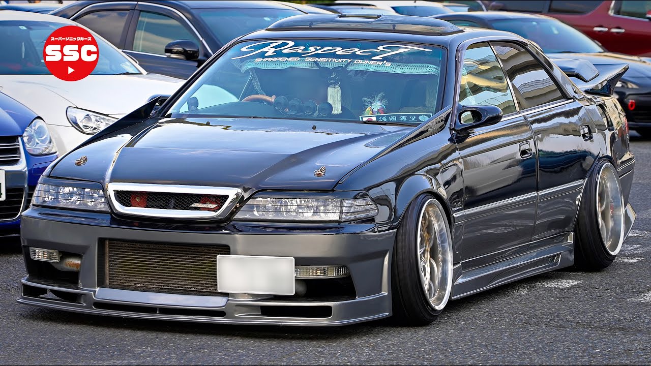 【段差エリアと加速】スポ車 日本車カスタム ドレスアップ VIP  大黒PA