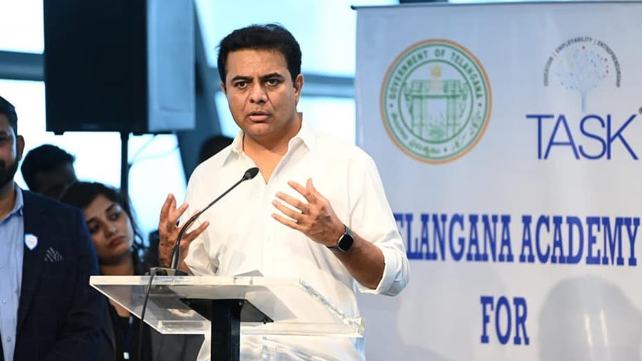 Minister KTR Speech at an interactive session on Enhancing Employability Through Partnership | TASK