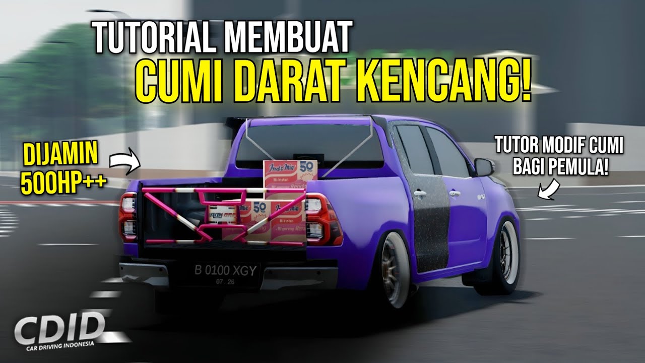 Cara MEMBUAT Mobil DIESEL Menjadi CUMI DARAT KENCANG Di CDID V1.8!  - Roblox Car Driving Indonesia