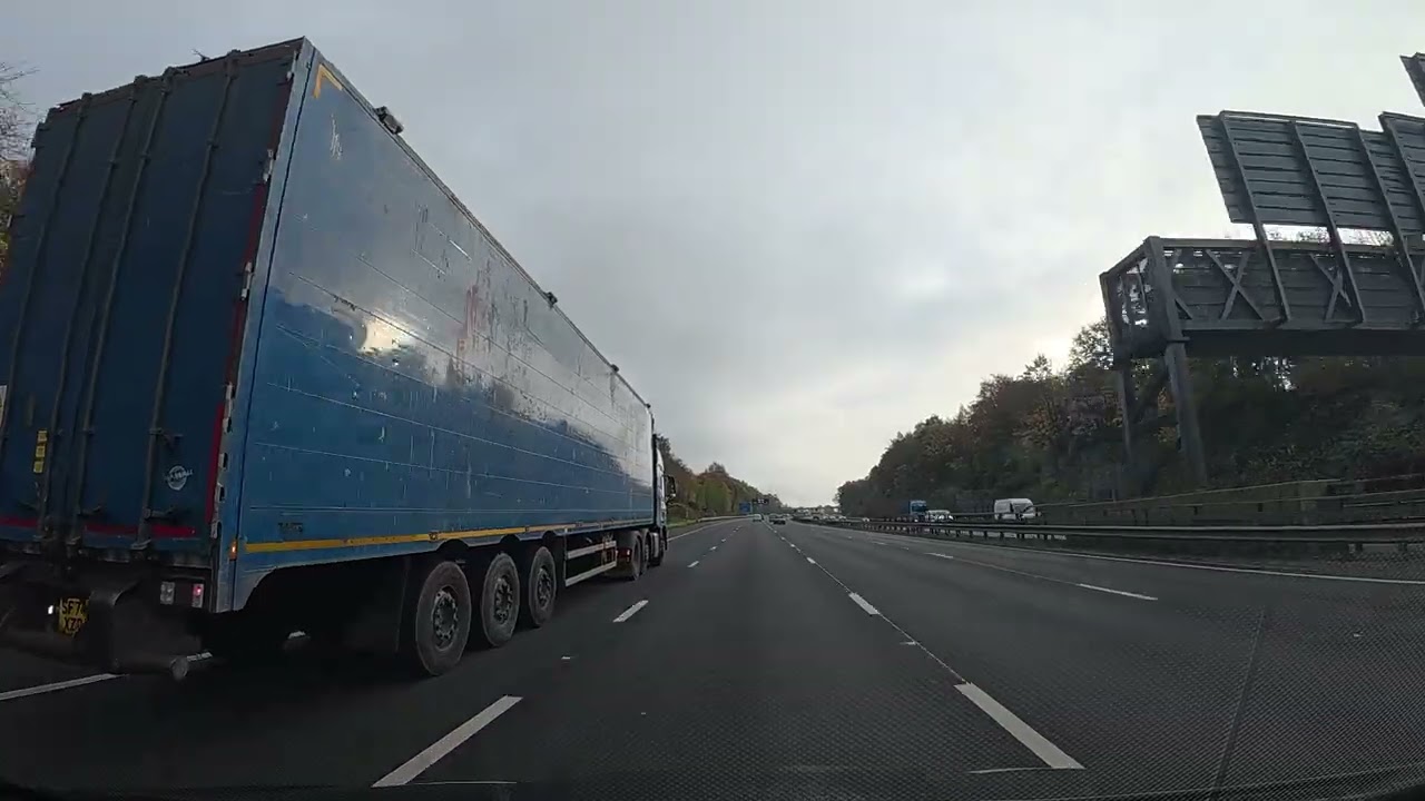 Baillieston to Hamilton Raw driving Mostly motorway Hazards Scotland test