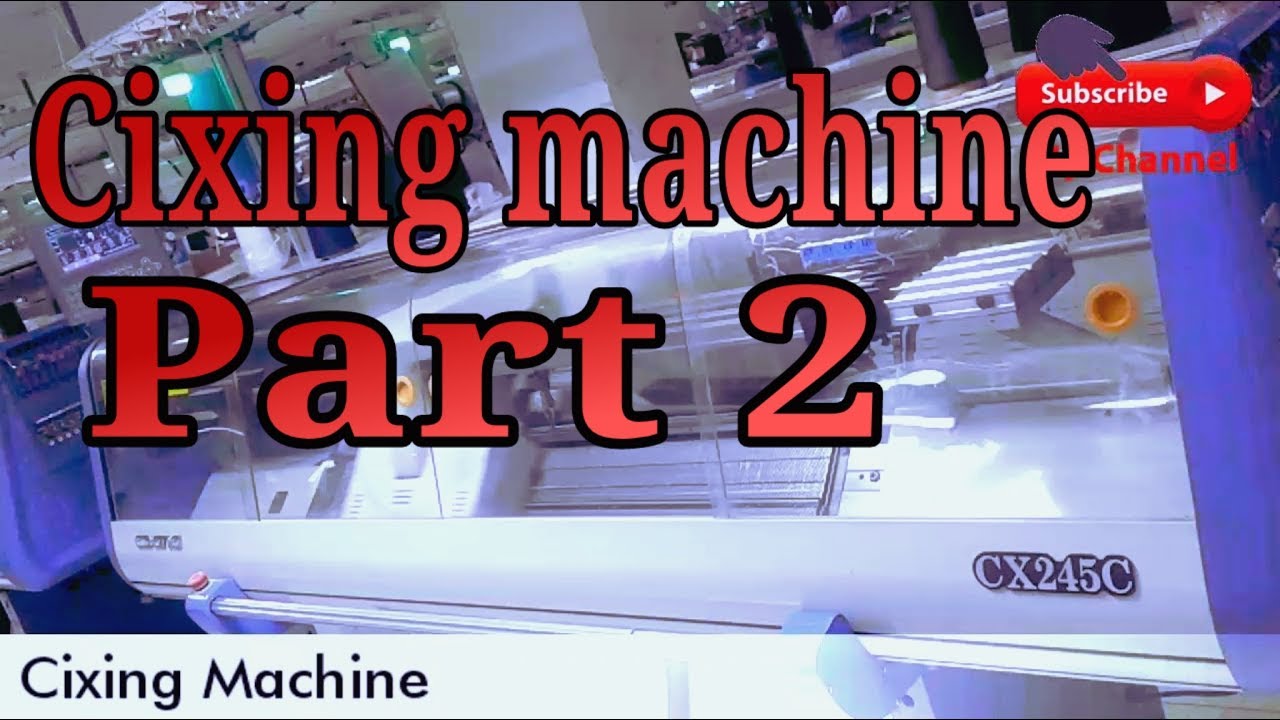 Cixing machine//Auto knit machine sweaters factory//Jacquard//Part 2