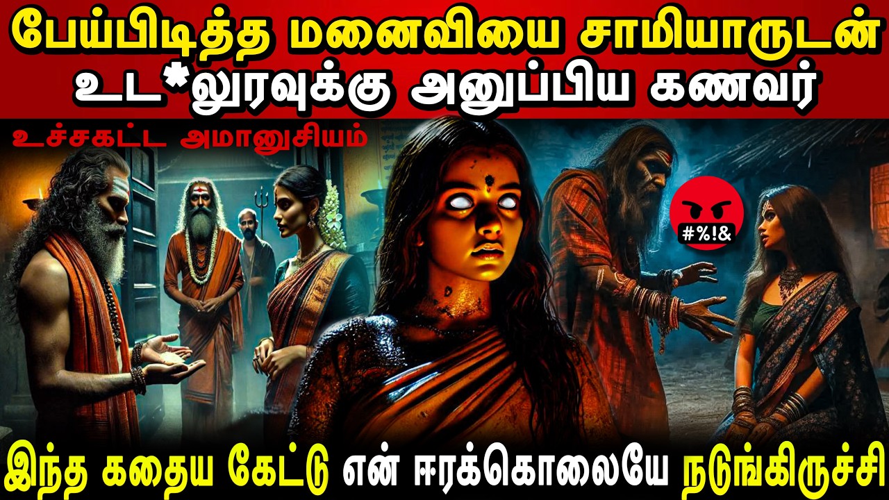 பேய்பிடித்த மனைவியை சாமியாருடன் உட*லுரவுக்கு அனுப்பிய கணவன்😨Real Life Ghost Experience In Tamil
