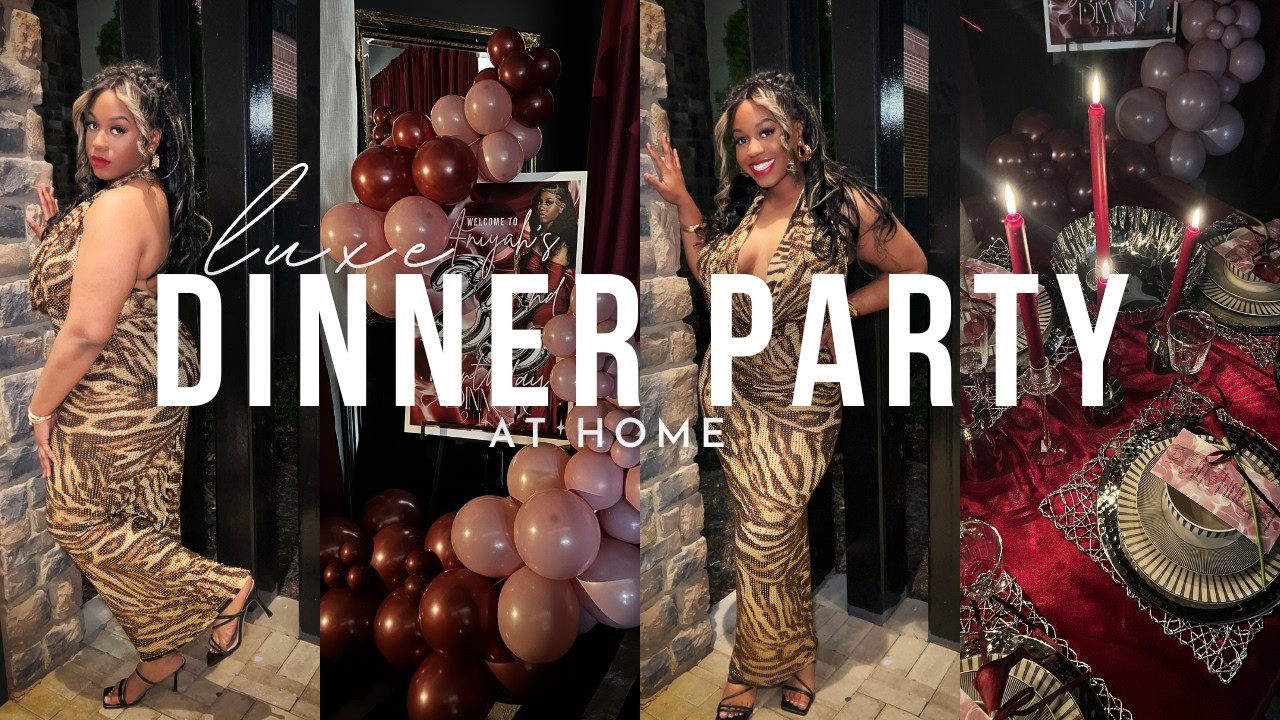 I Turned My Home Into a Luxe Birthday Dinner Party — On a Budget ✨