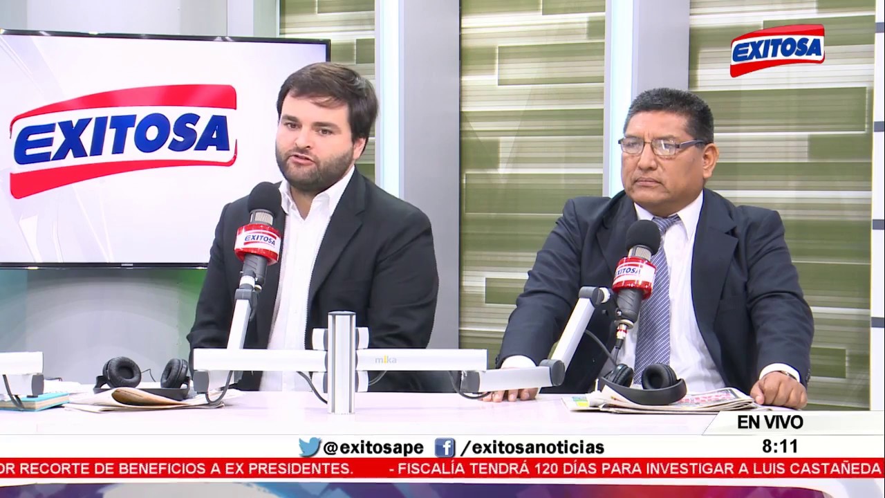Alberto De Belaunde y Mario Mantilla en Exitosa