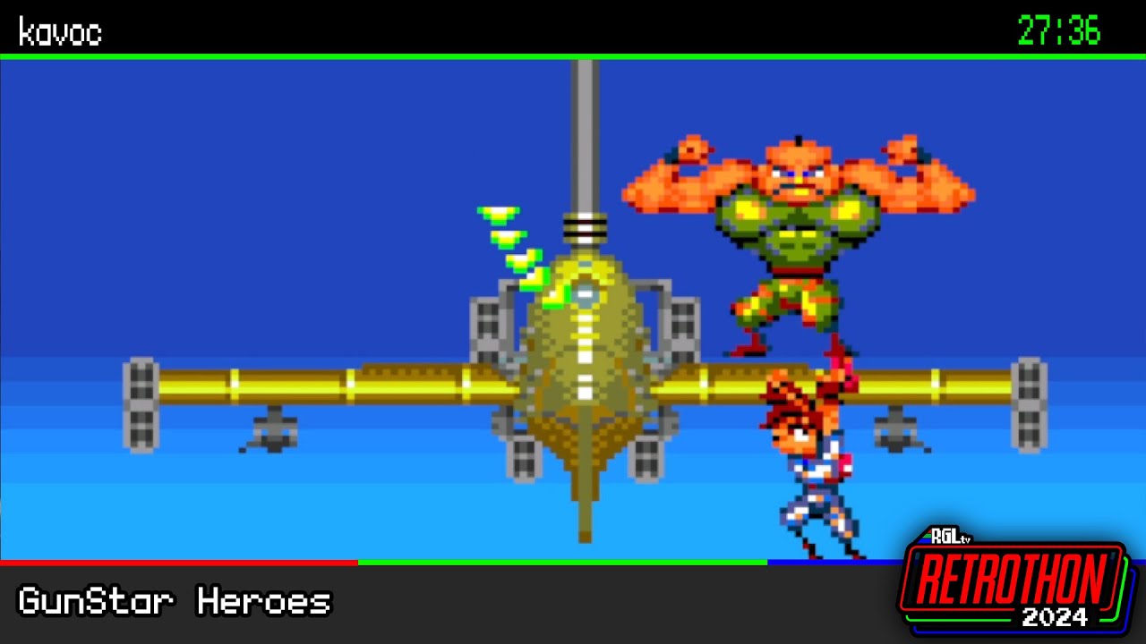 Retrothon 2024 - (138) GunStar Heroes - kavoc