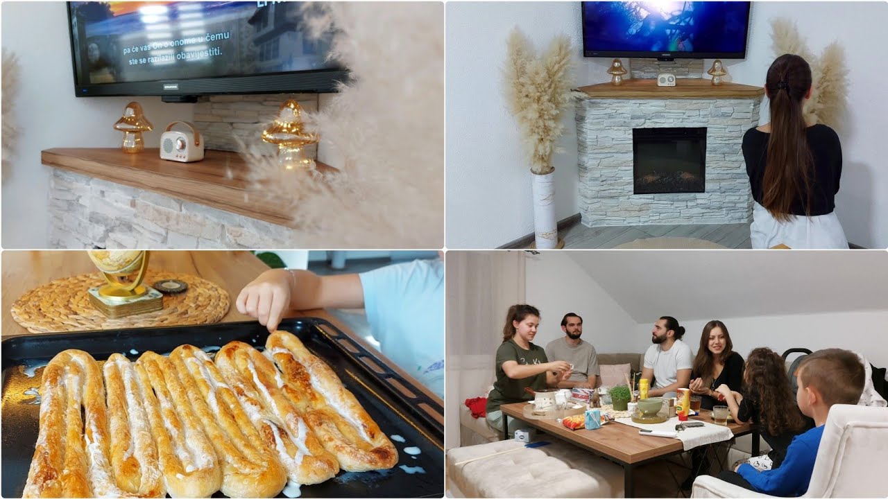 Napravili smo Kamin | Novembarski Dani | Život sa Malom Bebom #sahm #slowliving