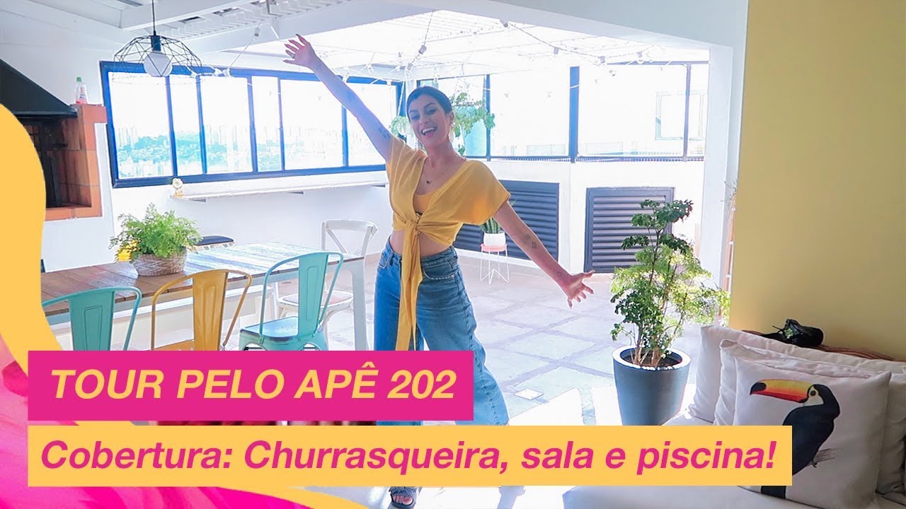 TOUR APÊ 202 - Cobertura: piscina, churrasqueira e sala!! 🌵| Nah Cardoso