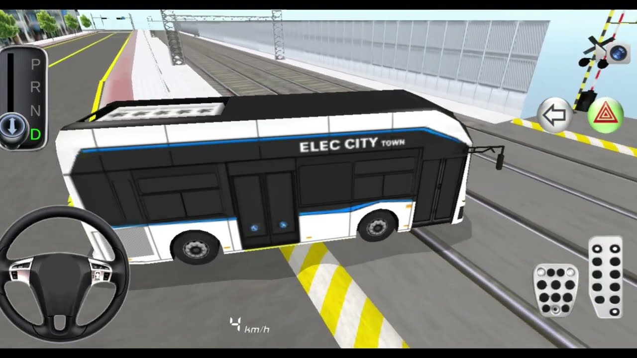 “Bus Crashes Into Train 😱 | Auto Repair Shop Transformation to Bus Terminal 🚍” - 3D Driving Class