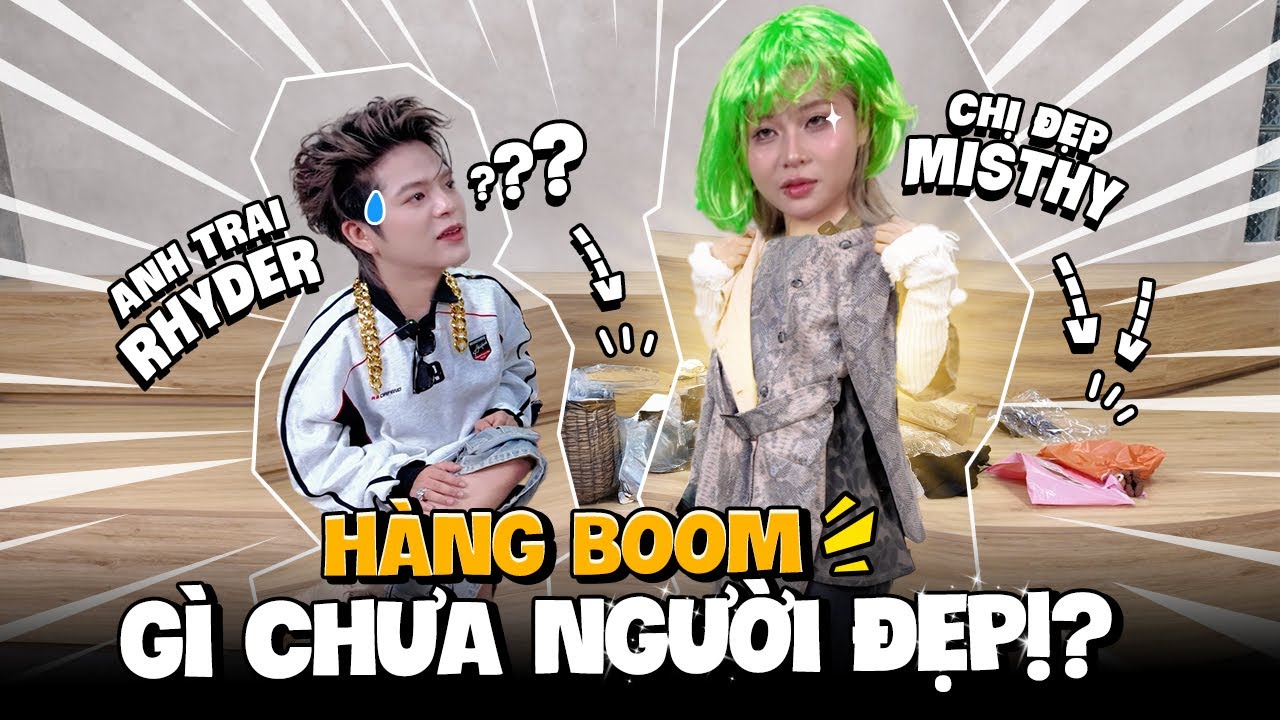 Dụ dỗ thành công @RHYDER OFFICIAL khui hàng boom vô tri. Phát hiện quá khứ 