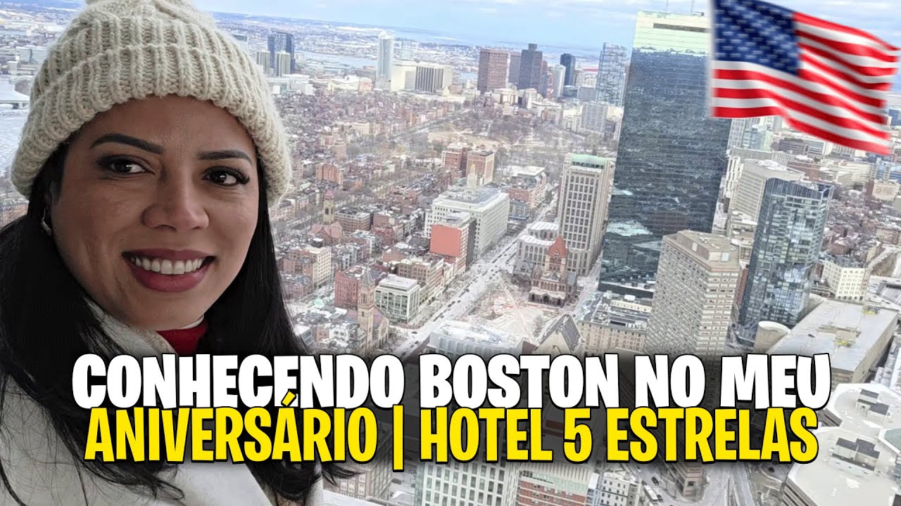 VIAJEI PARA BOSTON NO MEU ANIVERSÁRIO 🎂🇺🇸 | HOTEL 5 ESTRELAS + HARVARD