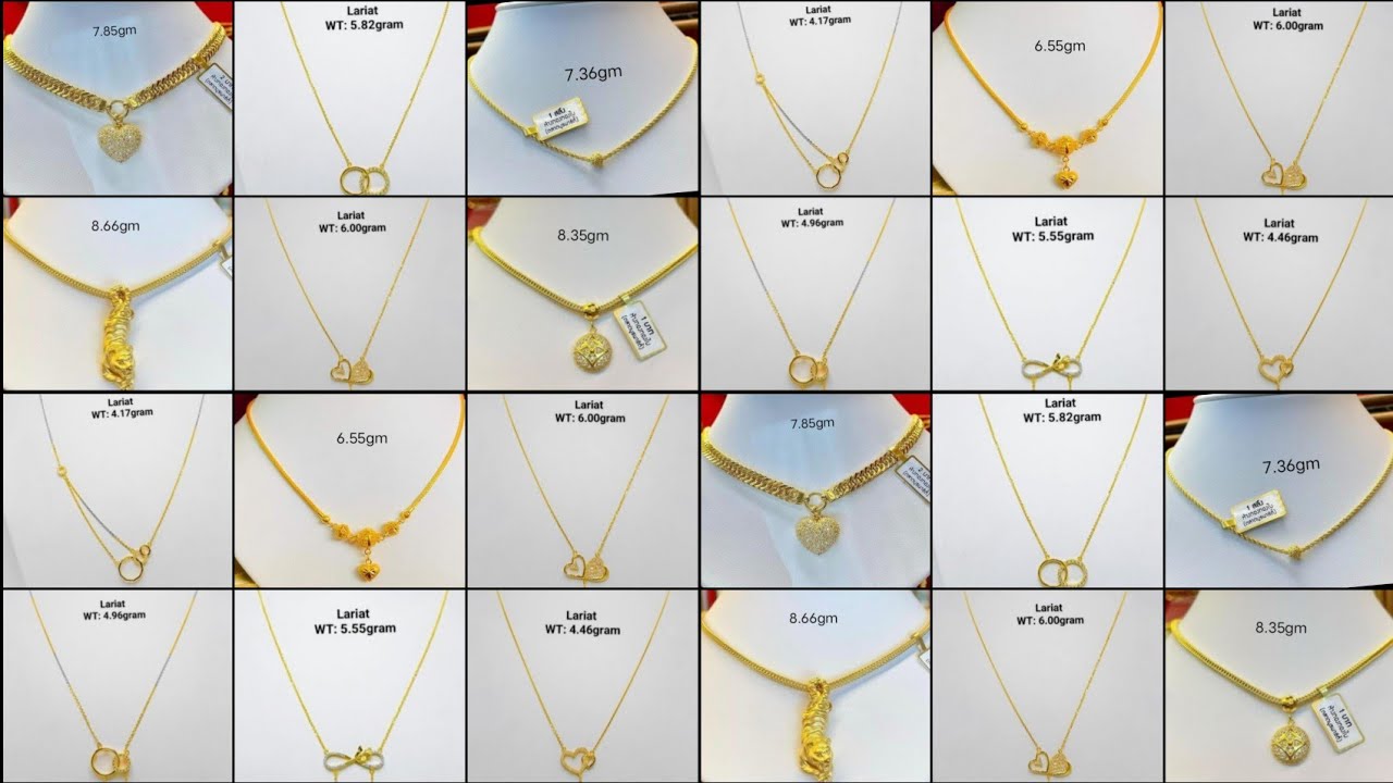 Latest and Beautiful Gold Chain Necklace Designs with Weight ||Daily use gold necklace designs 2025