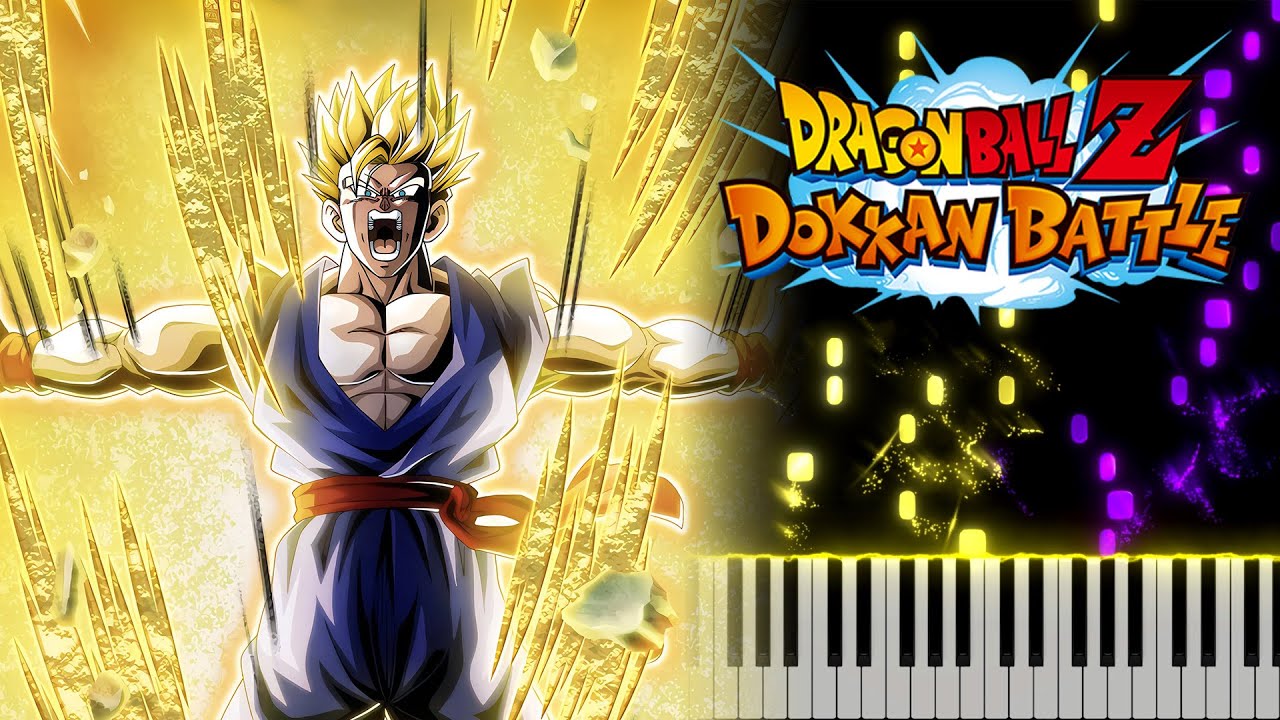 LR STR Super Saiyan Gohan Standby Skill OST - DBZ Dokkan Battle - Piano Cover