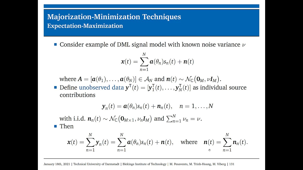 EUSIPCO 2020 Tutorial 5-4: Four decades of array signal processing research: (...)