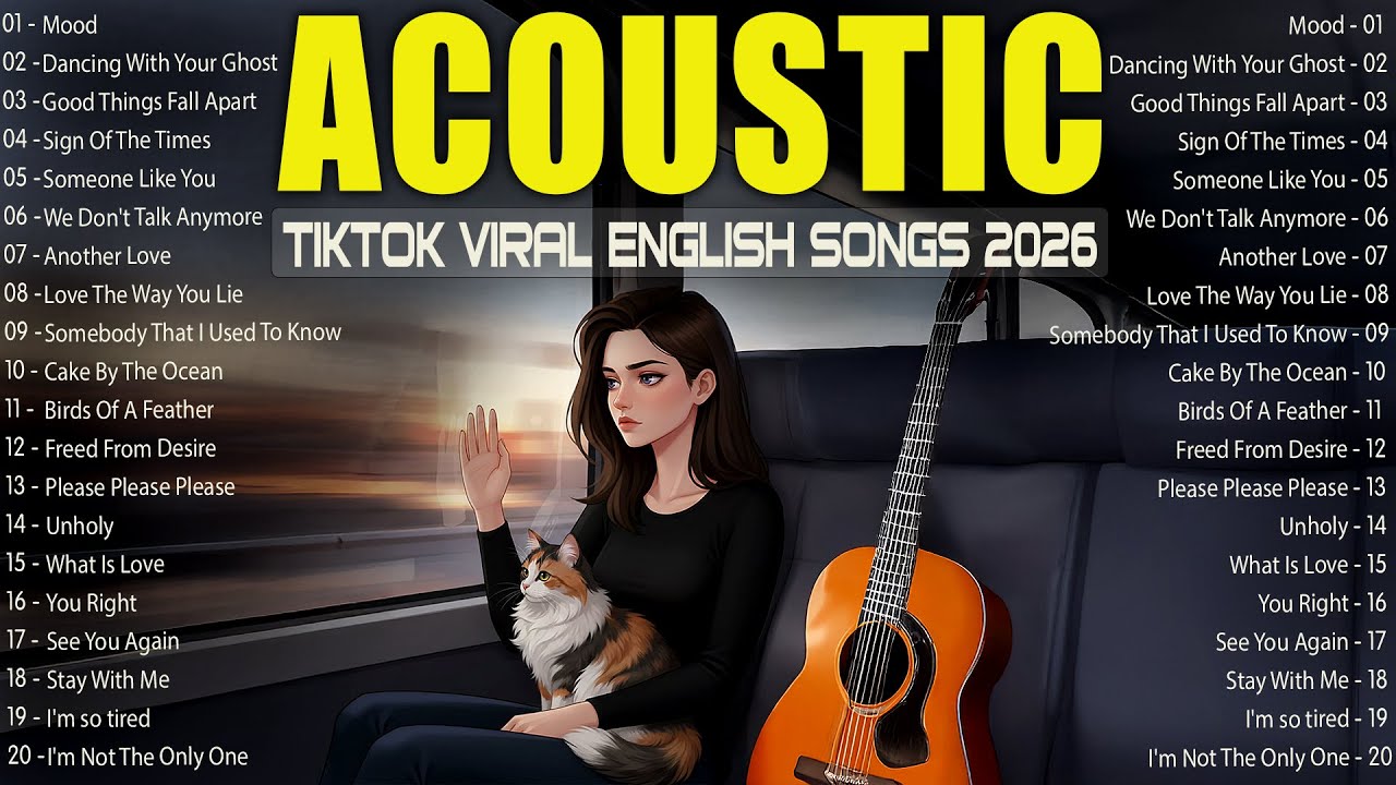 TikTok Viral Acoustic Songs 2026 🎬 Music 2026 New Songs With Lyrics Acoustic Version