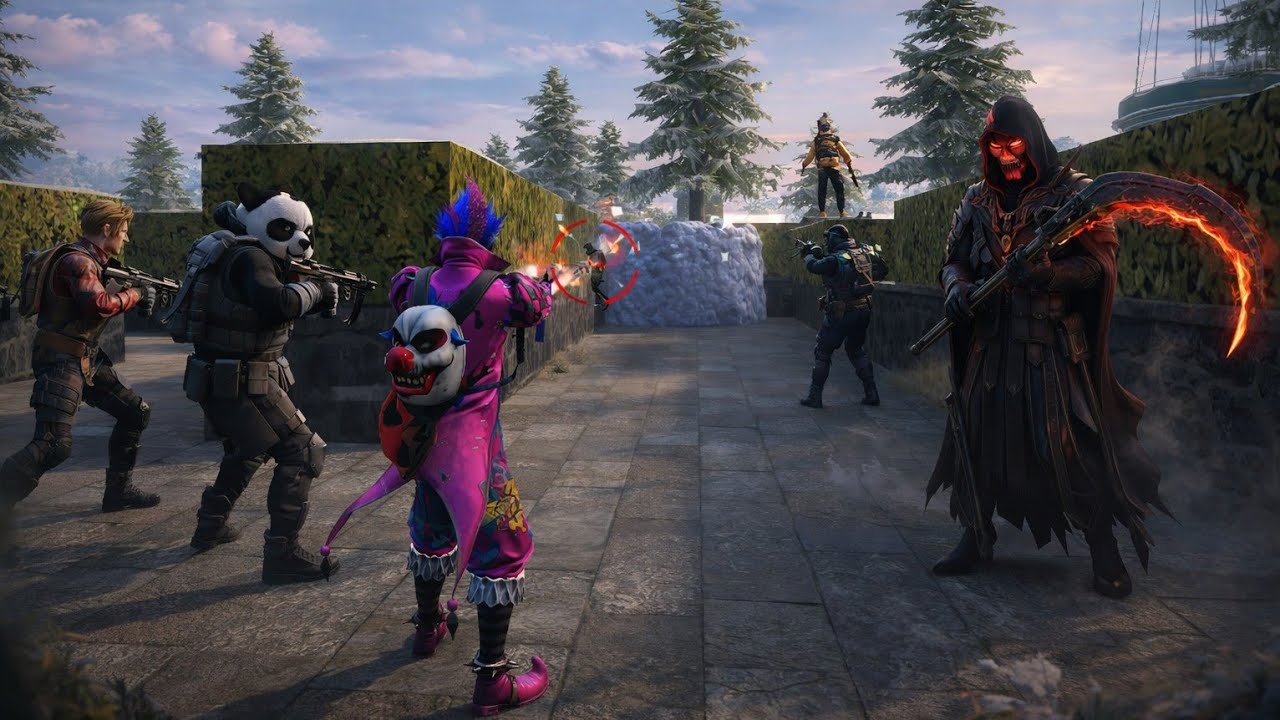 Free fire Epic Squad Battle Royale Cinematic | Intense 4K Gaming Action in Free fire ❤️‍🔥