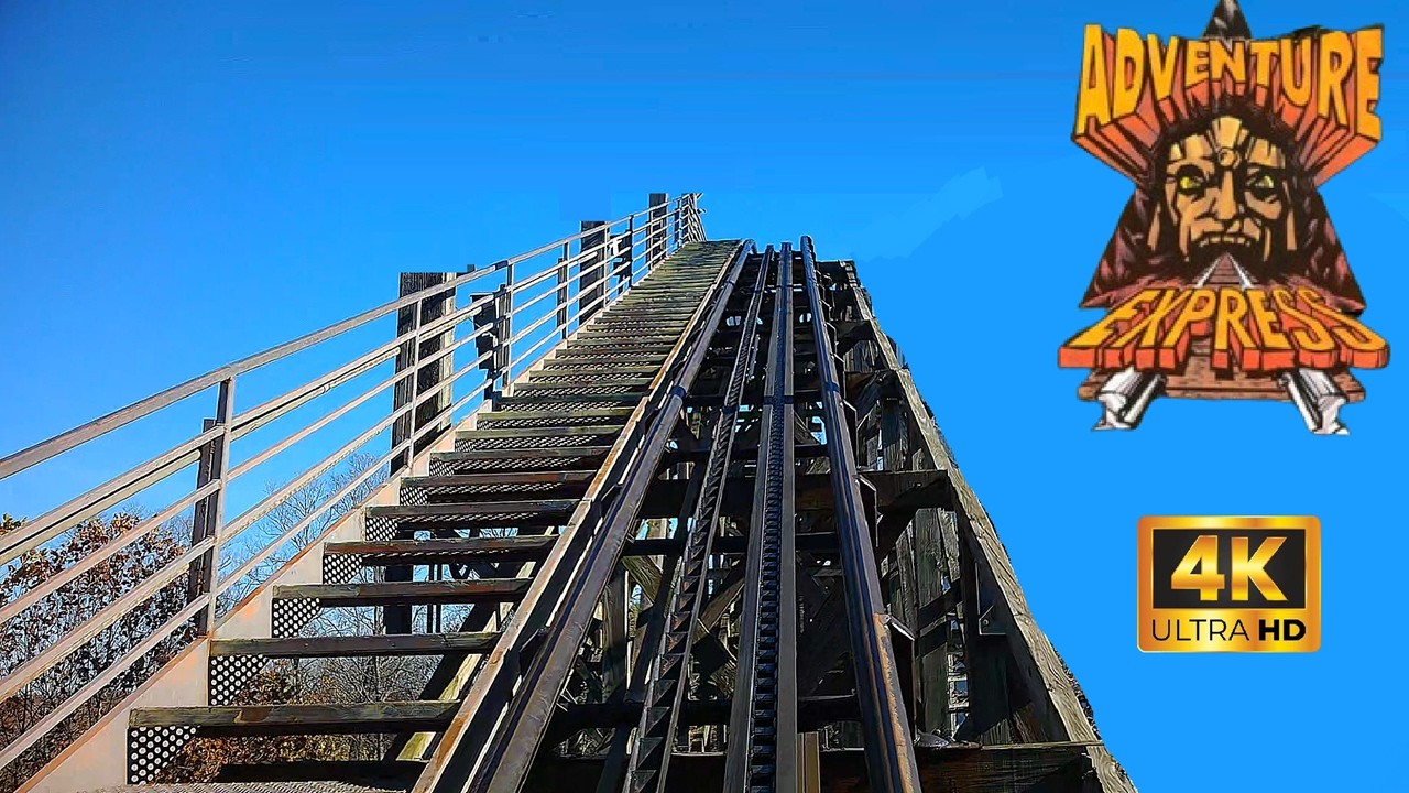 Adventure Express Front Row 4K On-Ride POV Kings Island
