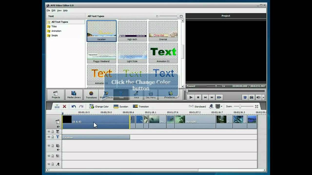 How to add titles in videos using AVS Video Editor?