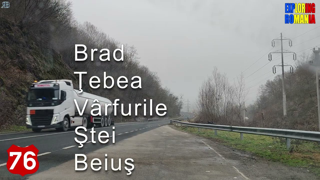 DN76 / Brad - Oradea - pe drum în ultima zi a anului 2024