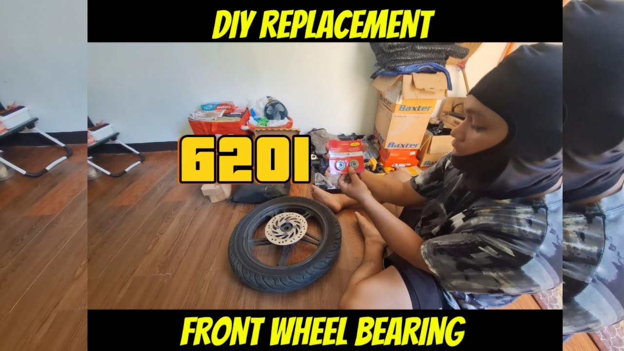 Front wheel bearing replacement for Honda beat fi v2