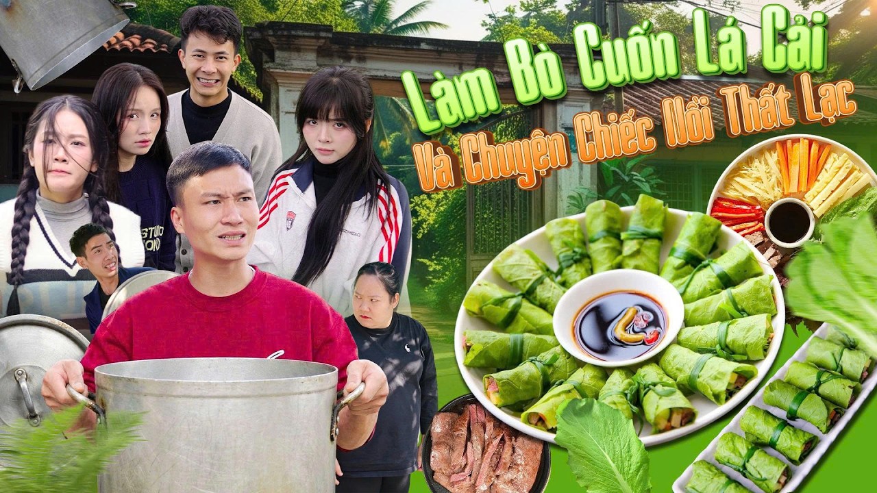 LÀM BÒ CUỐN CẢI XANH VÀ CHUYỆN CÁI NỒI THẤT LẠC | Hai Anh Em Phần 1063 | Phim Hài Hước Gãy Media