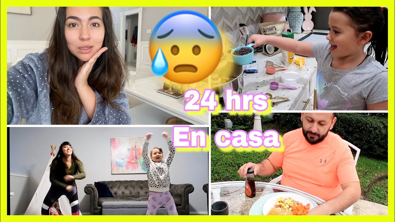 24 HORAS EN CASA 😰 MIREN LO QUE PASO