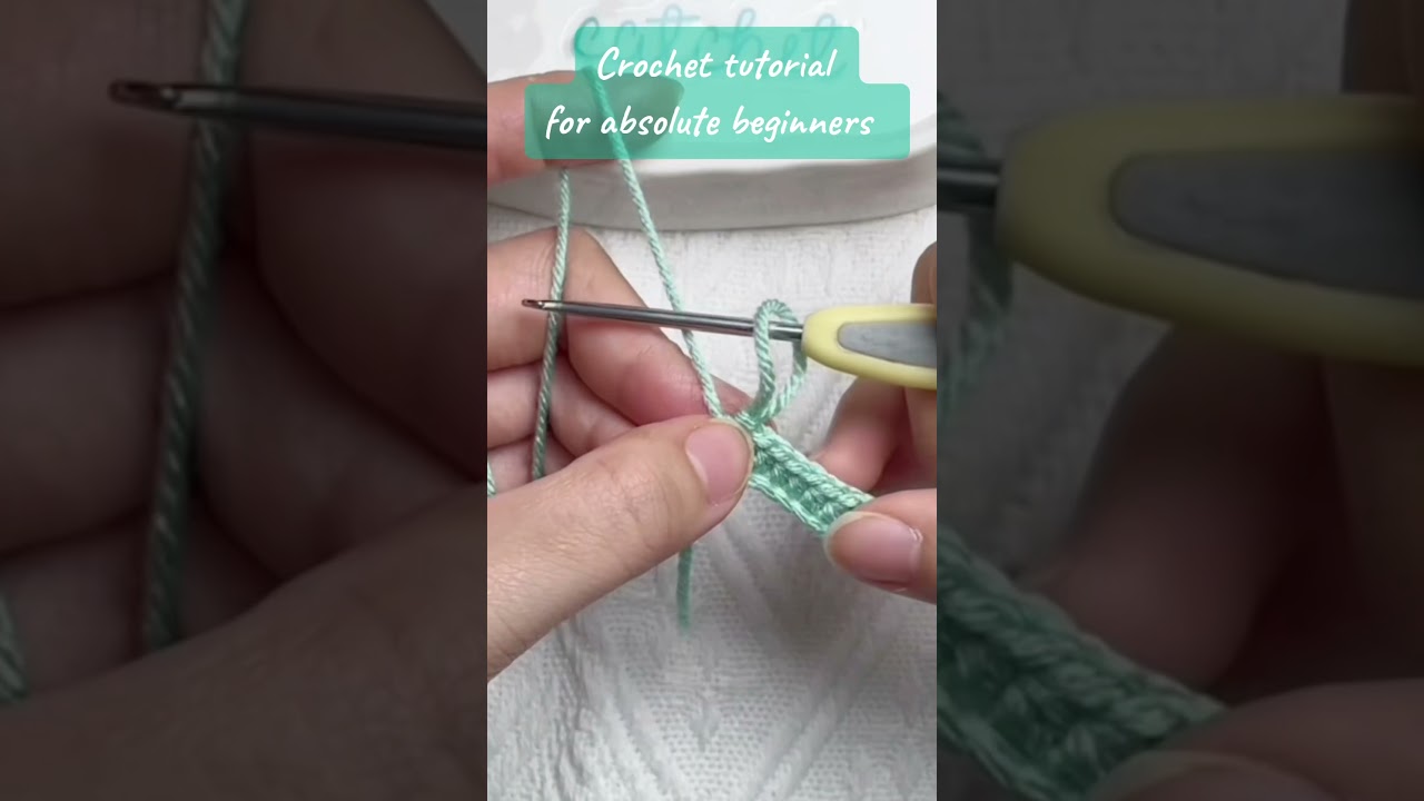 Tutorial for beginners 😊#crochettutorialforbeginners #crochet #crochettutorials