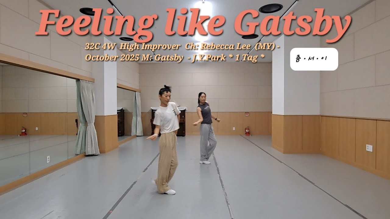 Feeling like Gatsby Linedance demo 