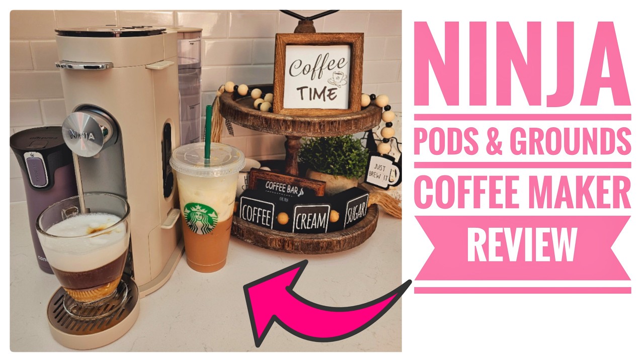 Обзор кофеварки Ninja Pods & Grounds Single Serve K-Cup. Готовит отличный кофе со льдом!