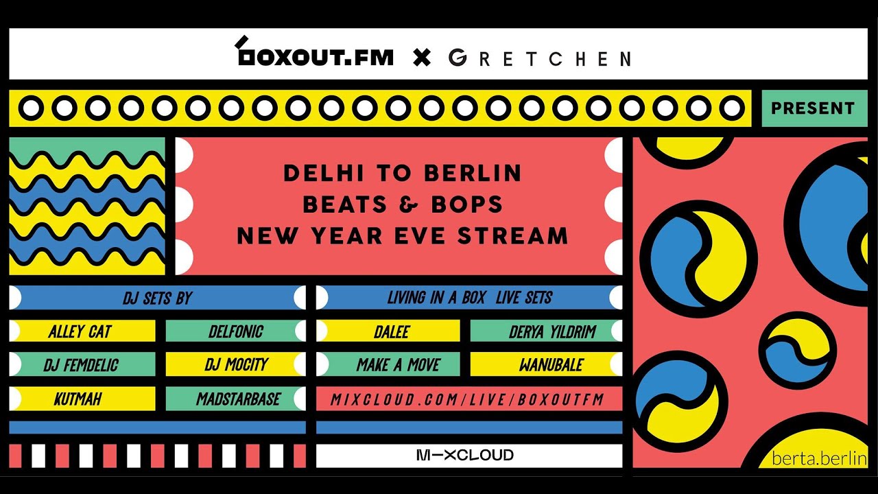 Delhi to Berlin - beats & bops - KUTMAH (31-12-2020) #bass #beats #hiphop #experimental #electronica