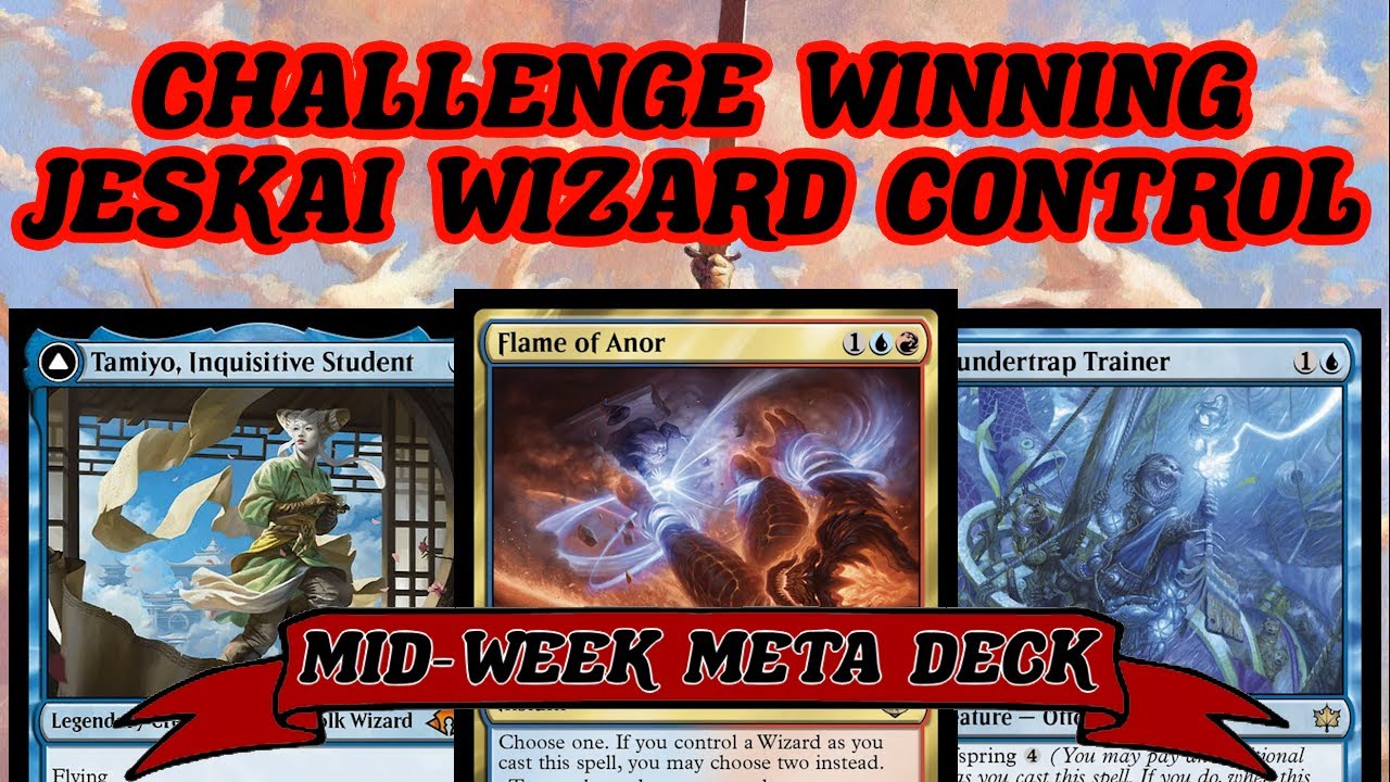 CHALLENGE WINNING JESKAI WIZARD CONTROL! Legacy Blue-White-Red Control deck MTG