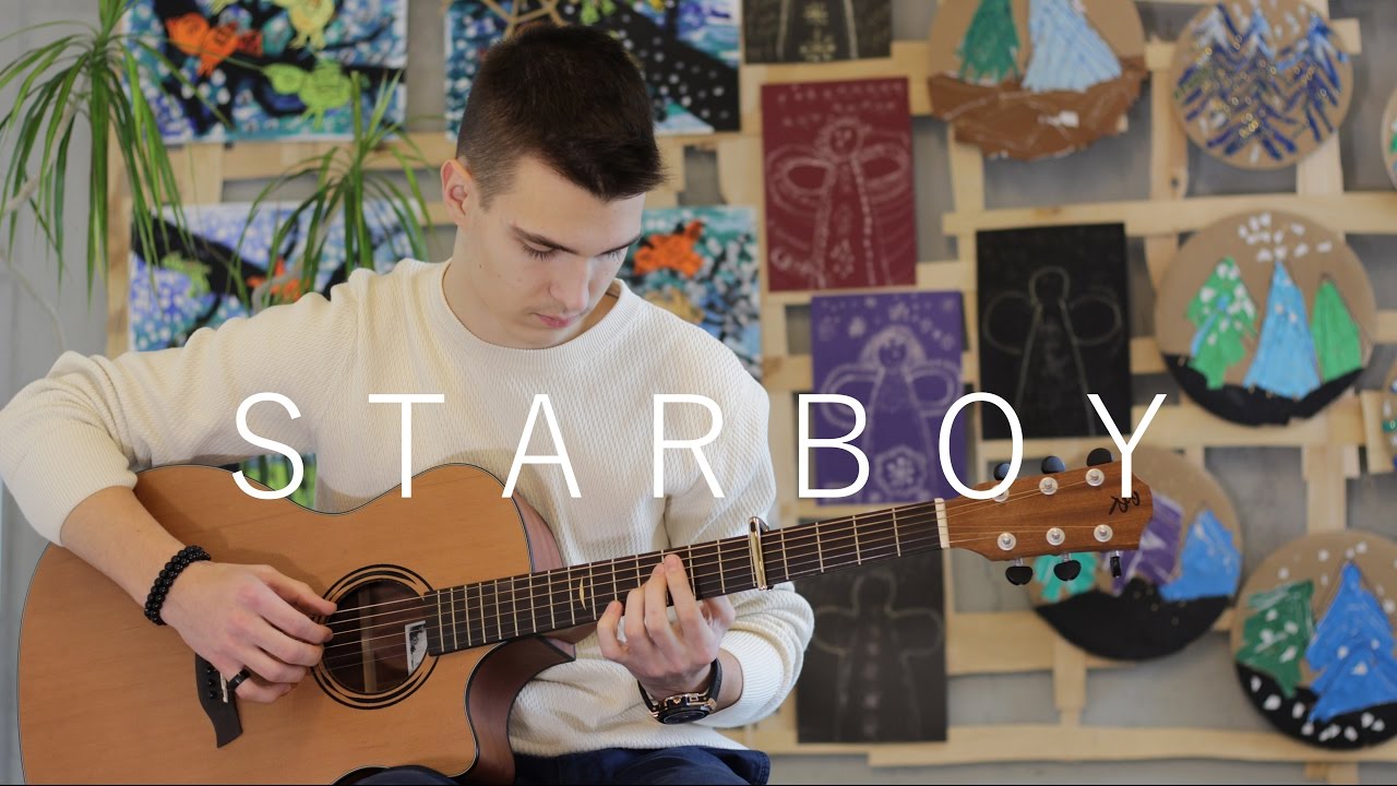 Starboy - The Weeknd ft. Daft Punk (Fingerstyle Guitar Cover by Vadim Kobal)